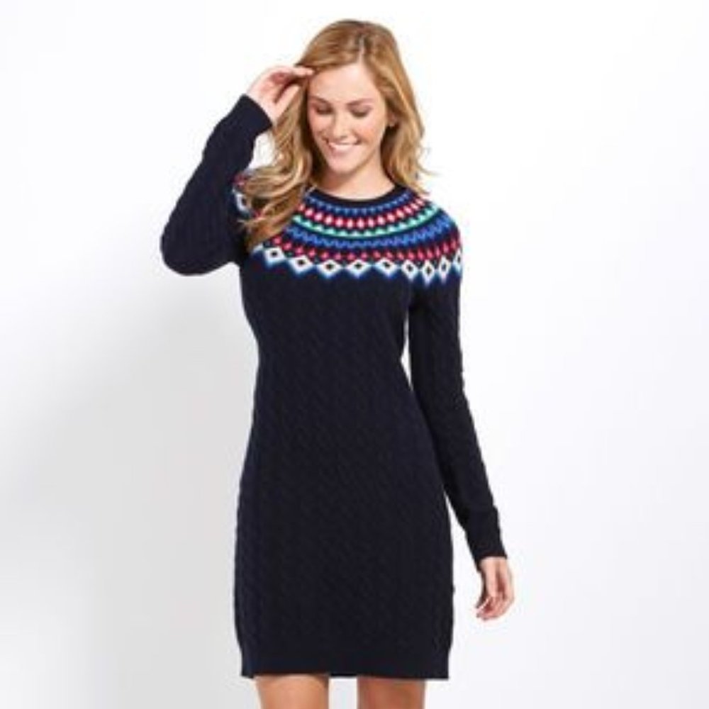 Vineyard Vines Fair Isle Sweater Dress